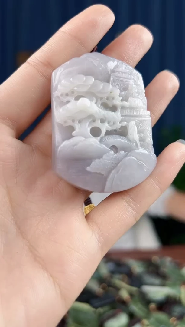 未镶嵌和田玉挂件拍一发一，