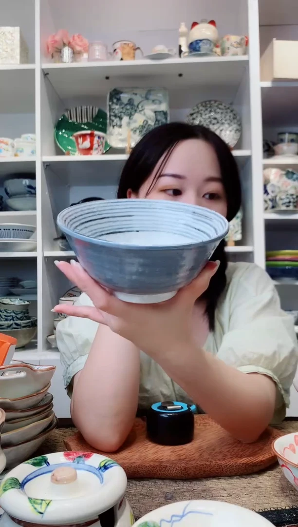 陶瓷美浓烧粗陶多用碗14cm