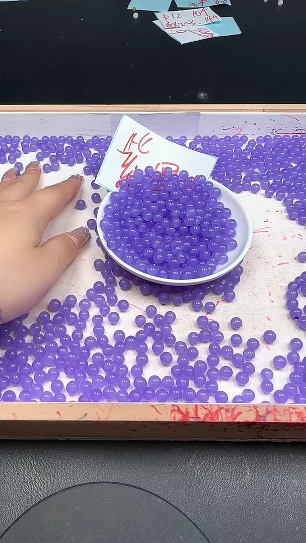 未镶嵌玛瑙/玉髓珠宝半成品紫罗兰N102卡6MM30颗