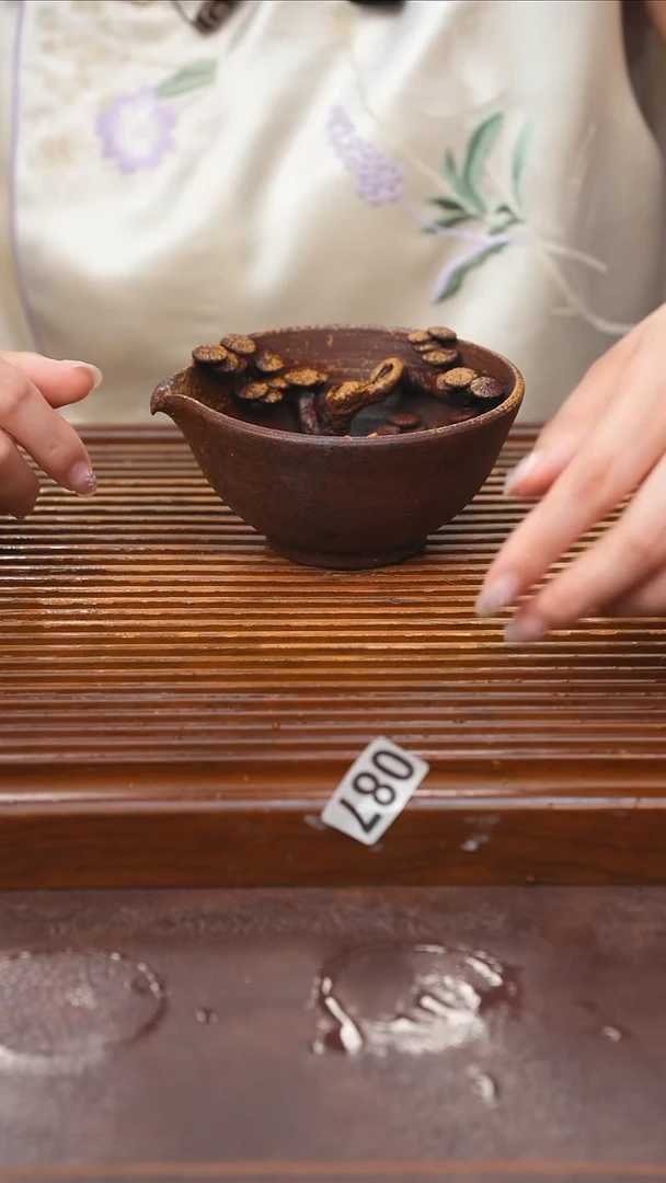 万古烧粗陶手工茶具