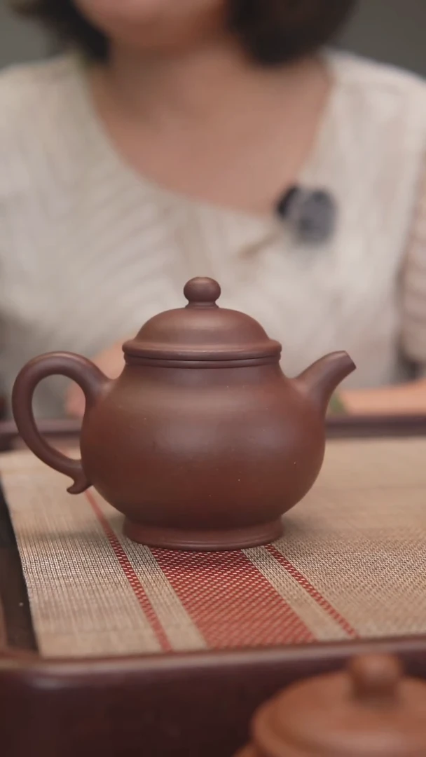 茶壶紫砂微瑕盖松底槽清潘壶200cc