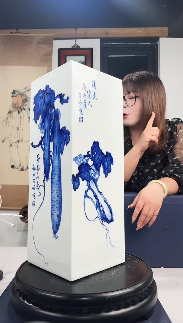其他陶瓷/高端/手工手绘W19