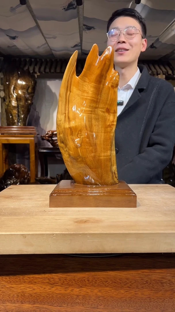 【闪购商品】金丝楠金丝楠小叶桢楠摆件43-22-17