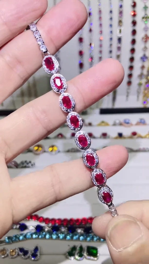 银S925镶嵌耳饰托帕石1