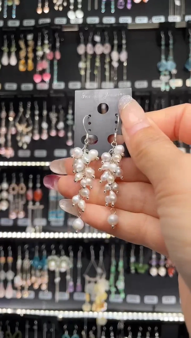 【闪购商品】紫晶耳饰银S925镶嵌 TVXQ