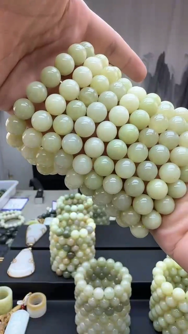 和田玉未镶嵌颈饰多样性发货拍一发一卡12