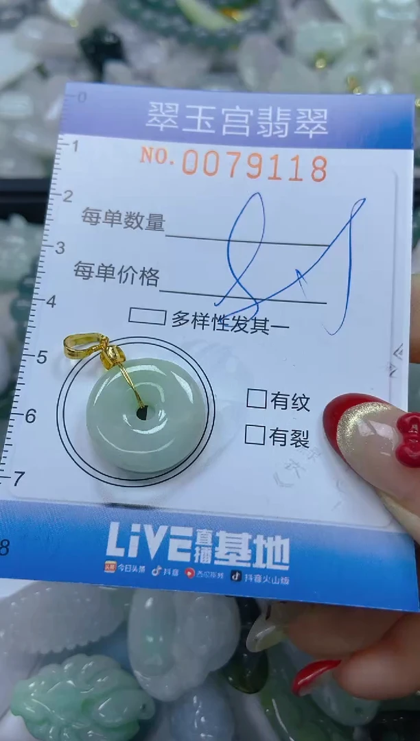 【闪购商品】翡翠颈饰未镶嵌闪购0079118