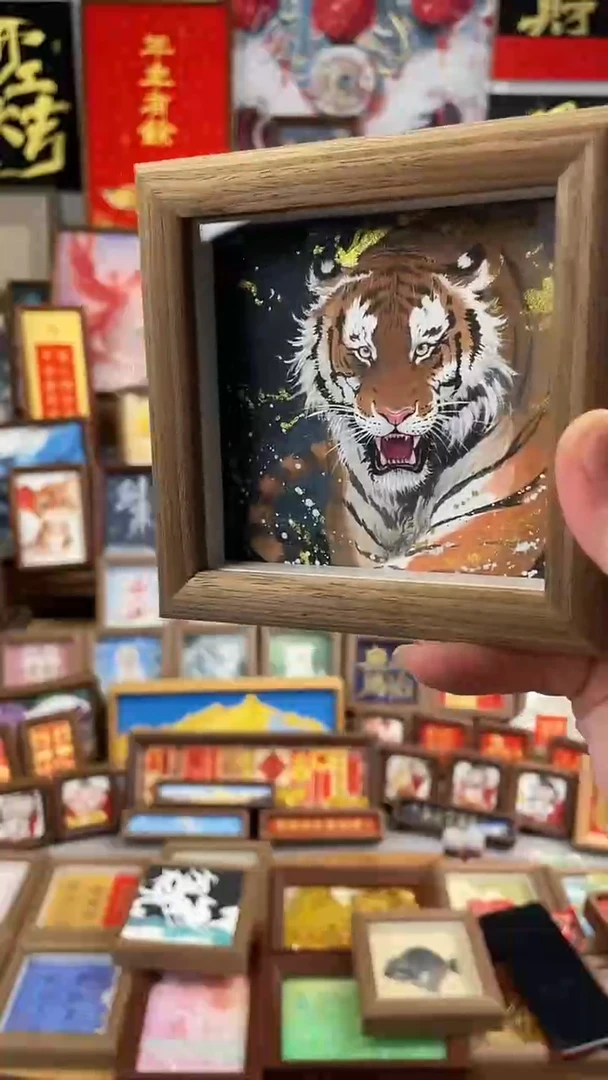 国画纯手绘书法绘画作品