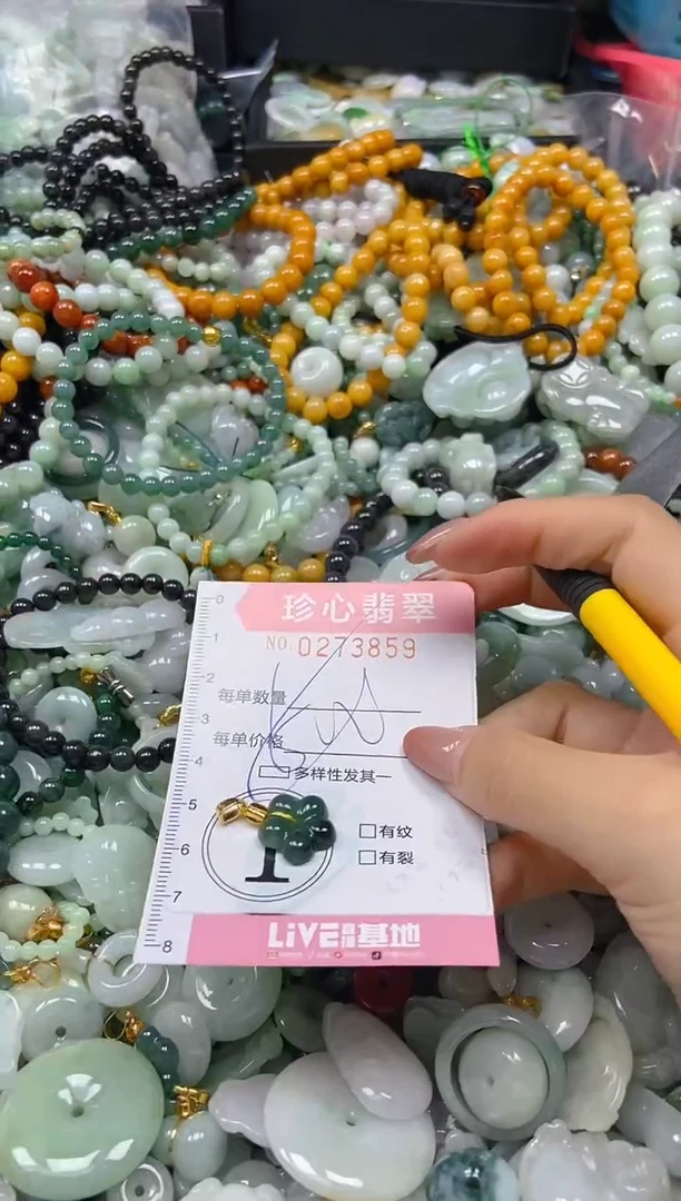 翡翠未镶嵌颈饰闪购0273859多样性发其一