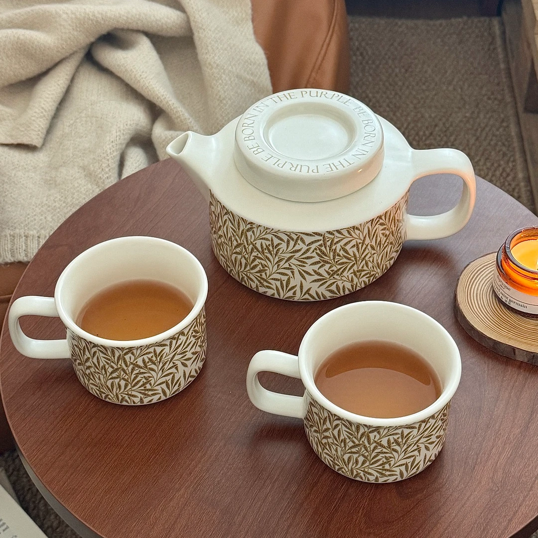 麦穗新居杯子套装家用待客茶杯茶具套装高颜值客厅喝水杯杯具套装