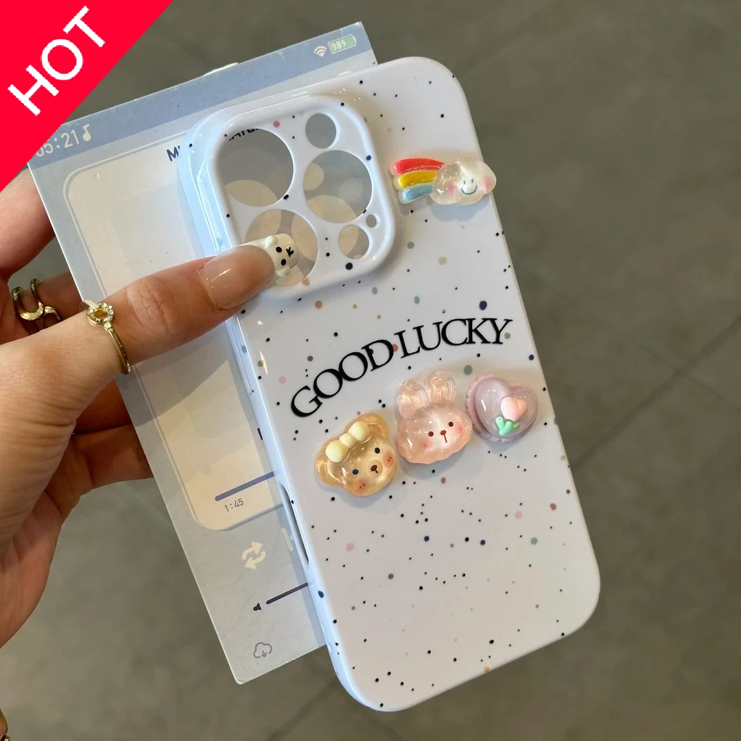 兰知春序适用iPhone17ProMax云朵动物公仔华为oppo小米vivo苹果手