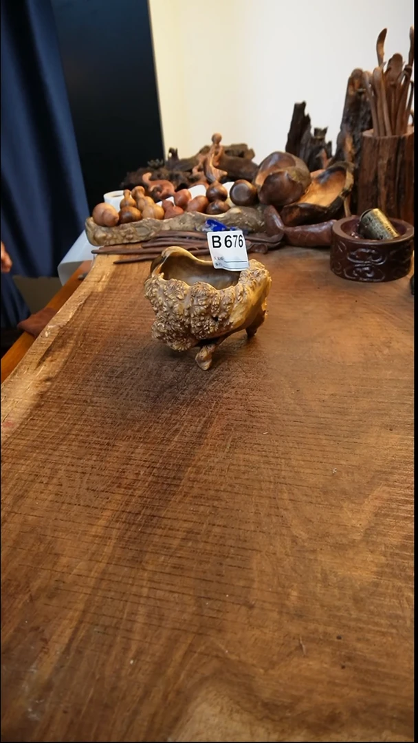 郝*哥B676鹰瞳手作硬木工艺果盘