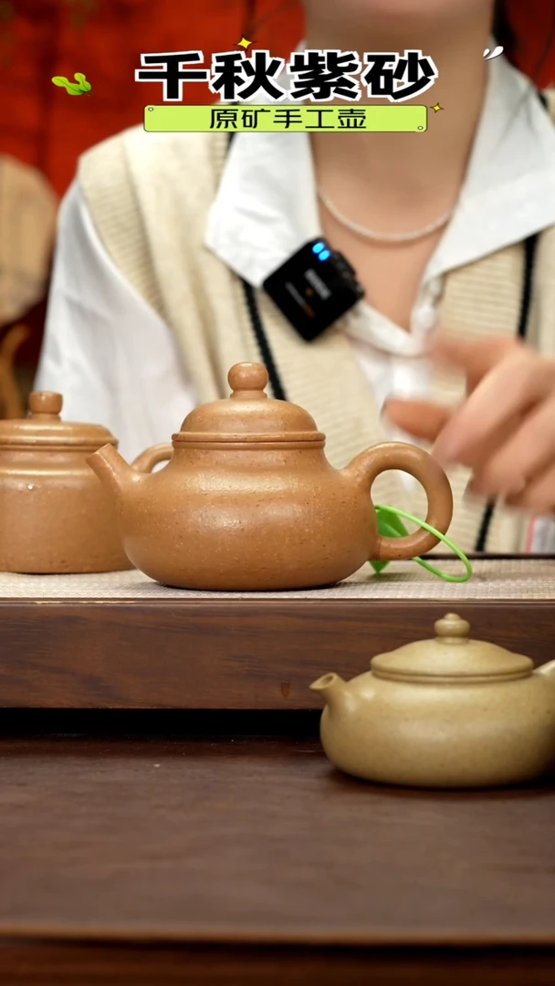 【闪购商品】紫砂茶壶8目黄降坡容天270cc左右