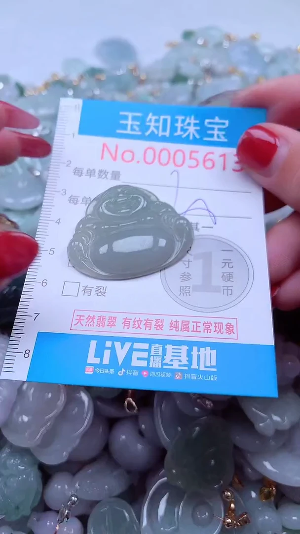 吊坠(不含链)未镶嵌翡翠5613