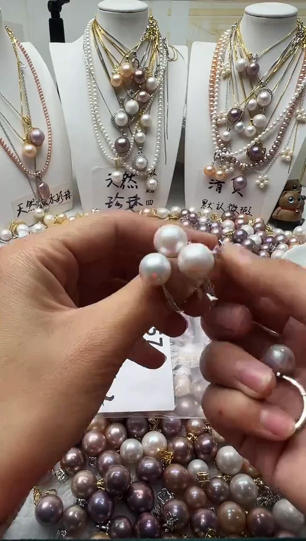 颈饰合金淡水珍珠057