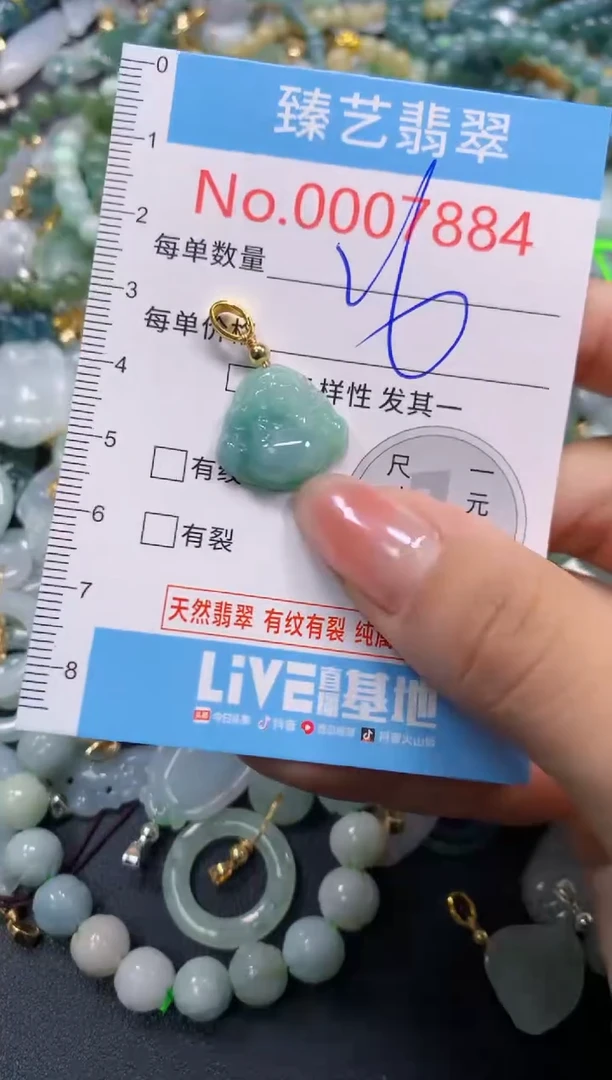 颈饰未镶嵌翡翠7884