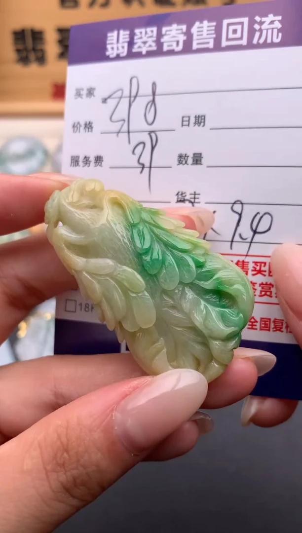 翡翠未镶嵌颈饰10135104