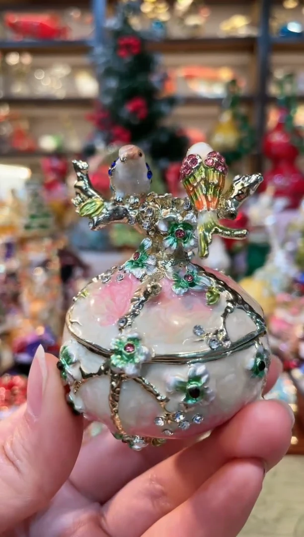 【闪购商品】精致珐琅彩首饰盒