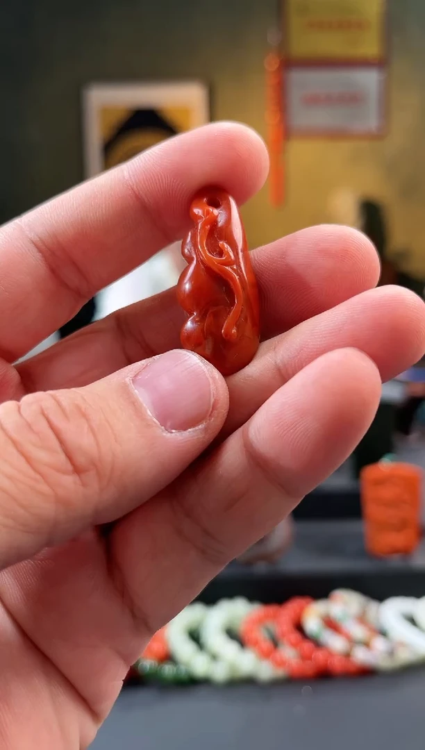 【闪购商品】南红玛瑙颈饰未镶嵌吊坠