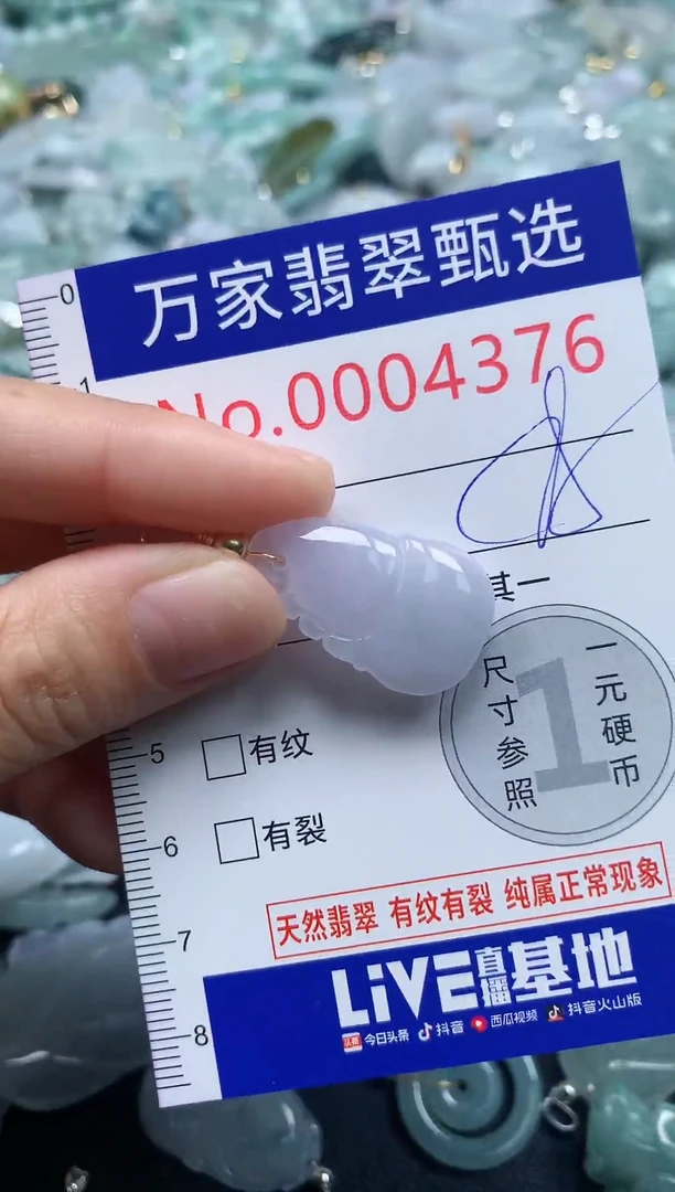吊坠(不含链)未镶嵌翡翠4376
