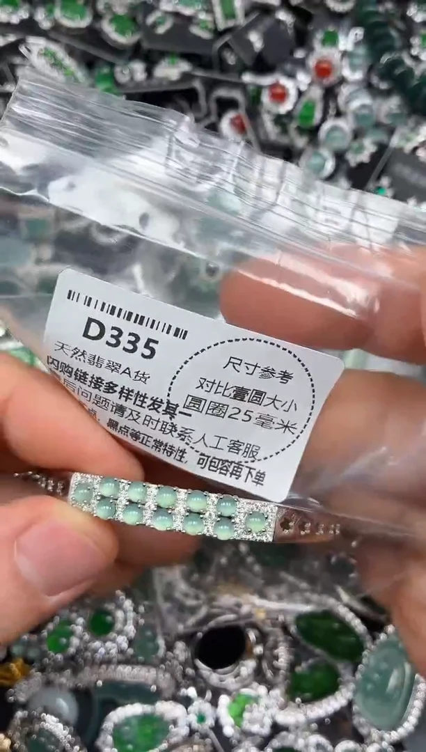颈饰未镶嵌翡翠D335手镯