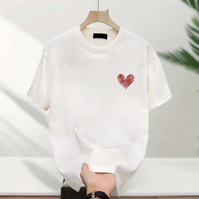 仓石一树2025夏季新款短袖T恤男士百搭半袖潮牌打底衫情侣上衣ins