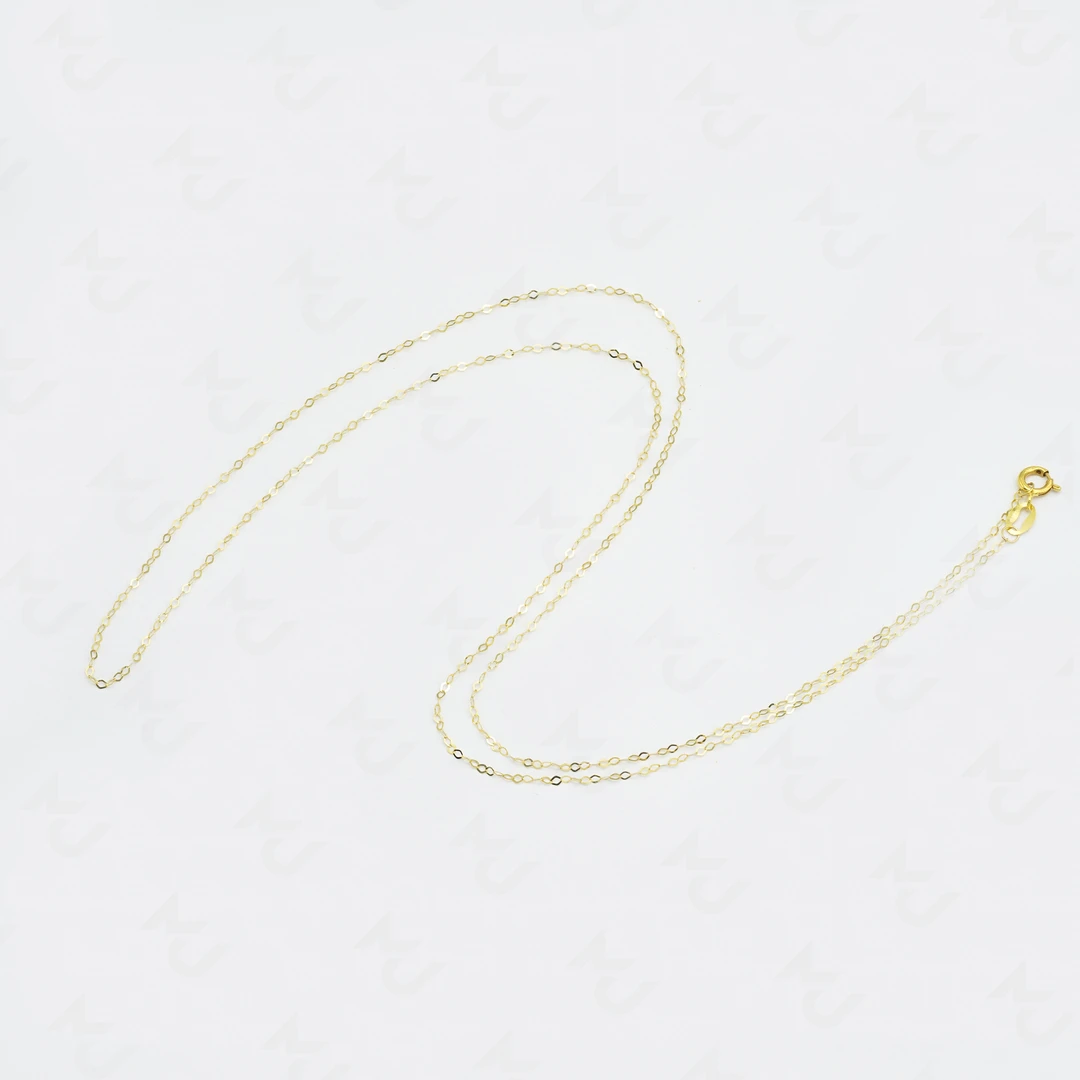 18k金闪O链 【QL07164】