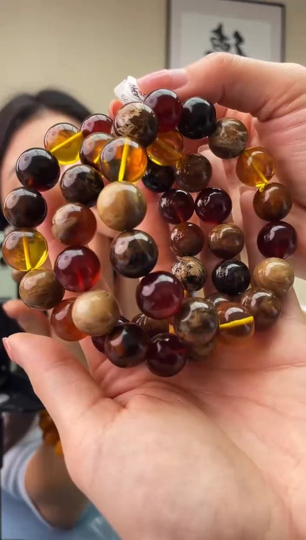 琥珀未镶嵌珠宝奇石T020 14假一罚十，多样性发一件