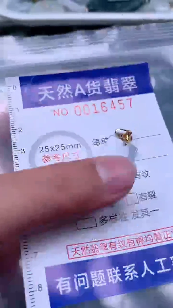 翡翠未镶嵌吊坠(不含链)1