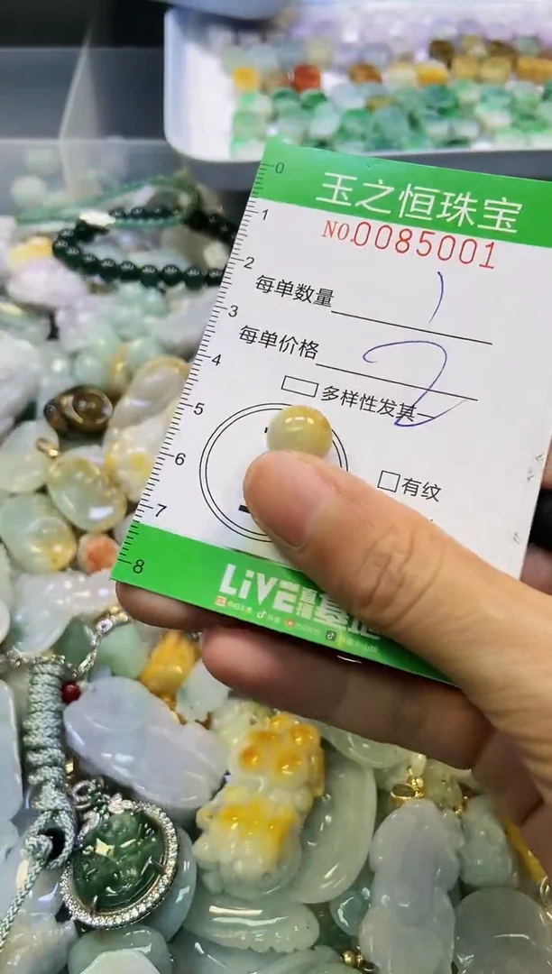 翡翠未镶嵌颈饰闪购0085001