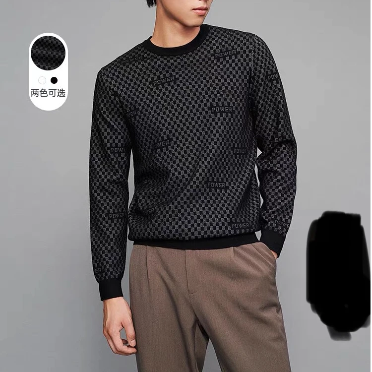 4楼A7F款 柔软亲肤圆领毛衣