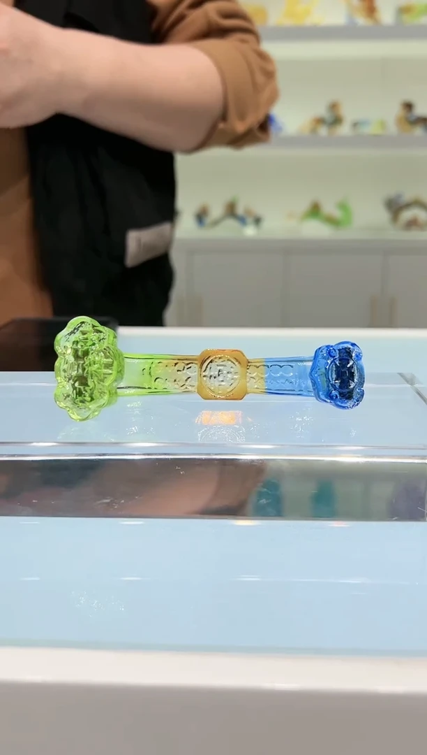 【闪购商品】茶宠古法琉璃如意10厘米