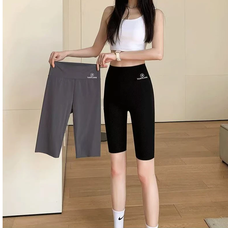 【五分鲨鱼裤】紧身打底裤薄款夏季瑜伽高腰提臀防走光骑行无痕