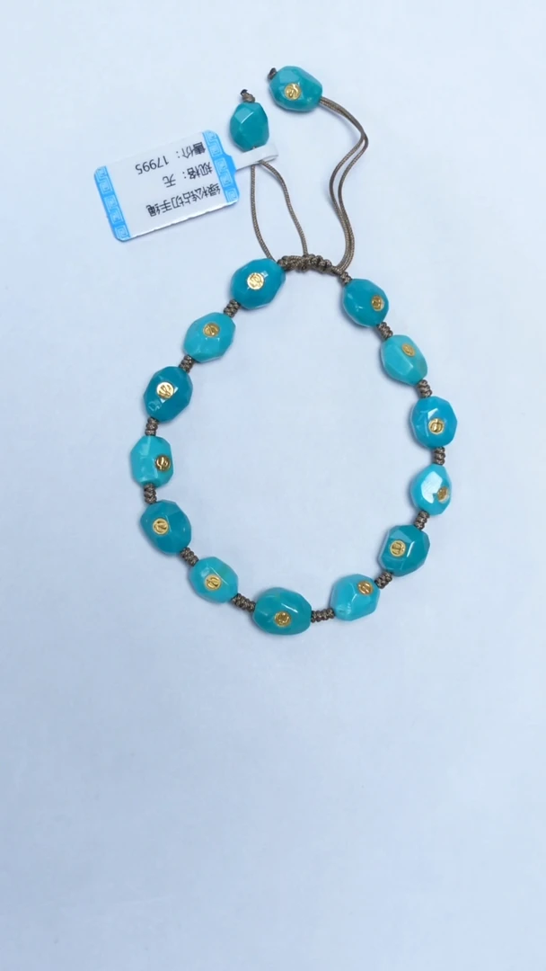 未镶嵌绿松石手链绿松石手绳