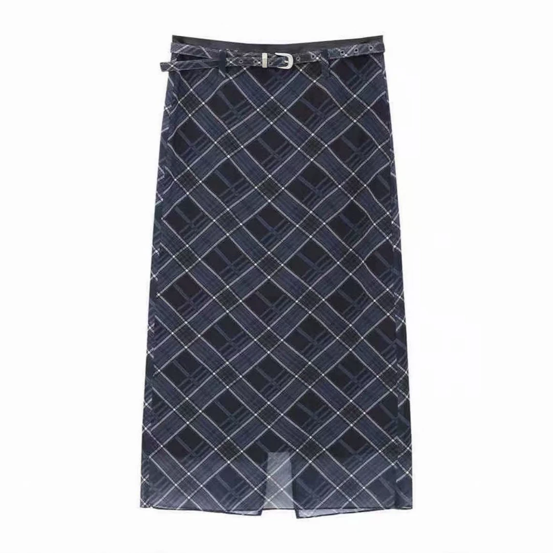 【ZS推荐】AVVENN新品休闲印花半裙百搭春季小众AL11506735