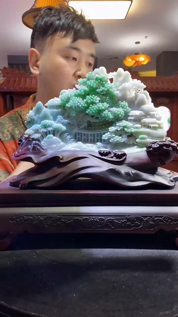 定制翡翠未镶嵌03/0530/W/山水