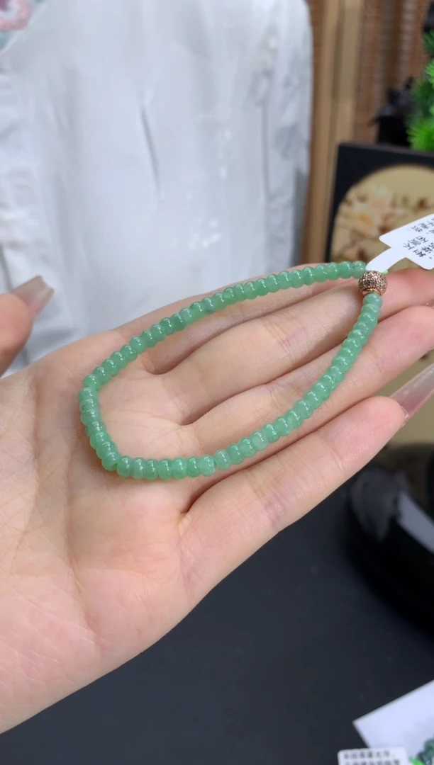 【闪购商品】翡翠手链未镶嵌卡4.2mm