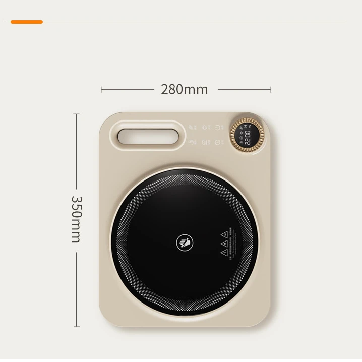 2025新款米白智能电陶炉火锅底座不挑灶具家用电陶炉0辐射