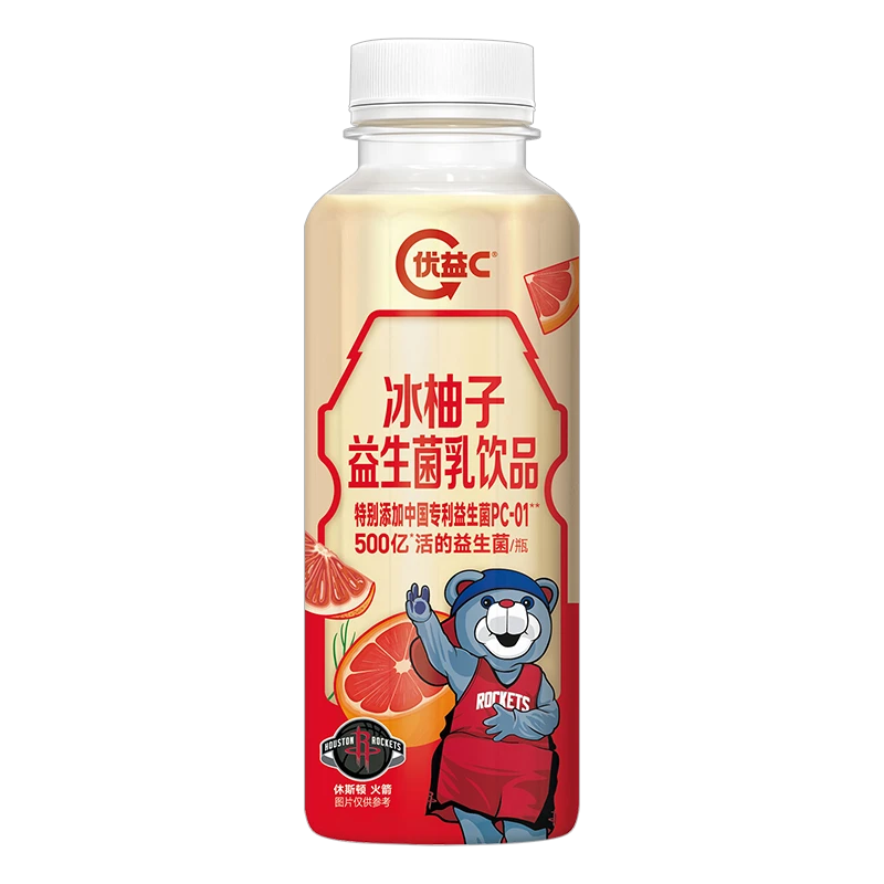优益C益生菌冰柚子活菌型乳酸菌饮品300ml/瓶