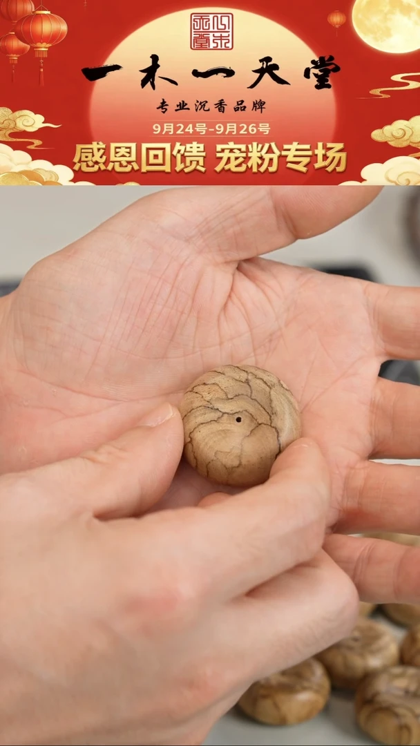 沉香沉香碎屑加里曼丹平安扣大 7