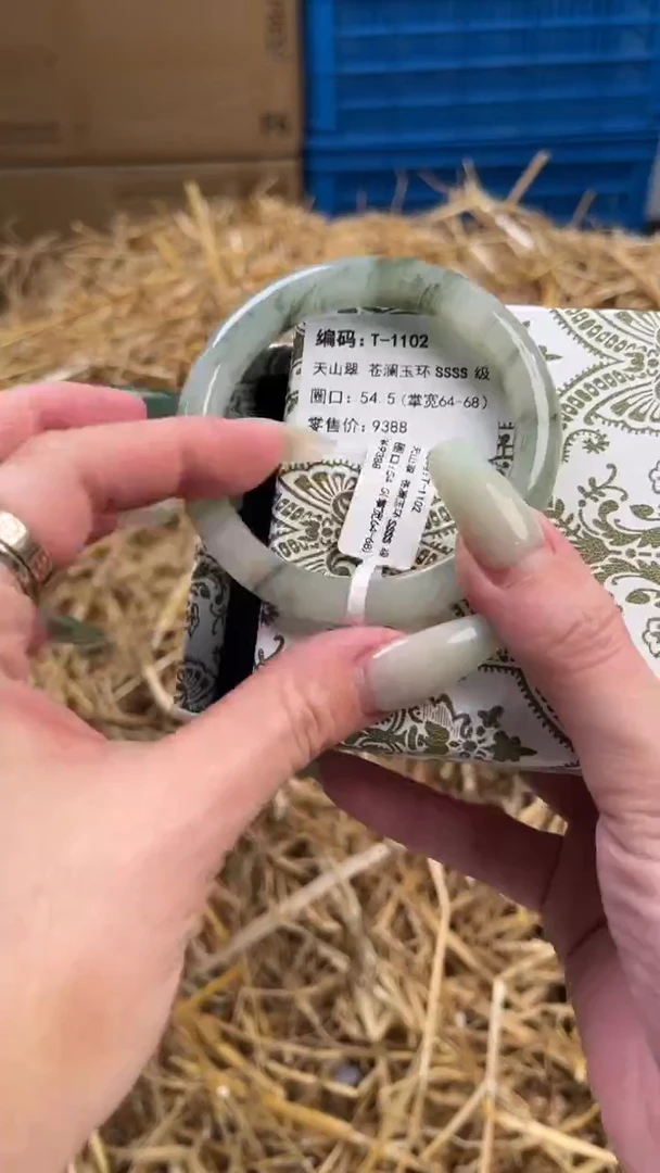 未镶嵌手镯石英质玉T-1102