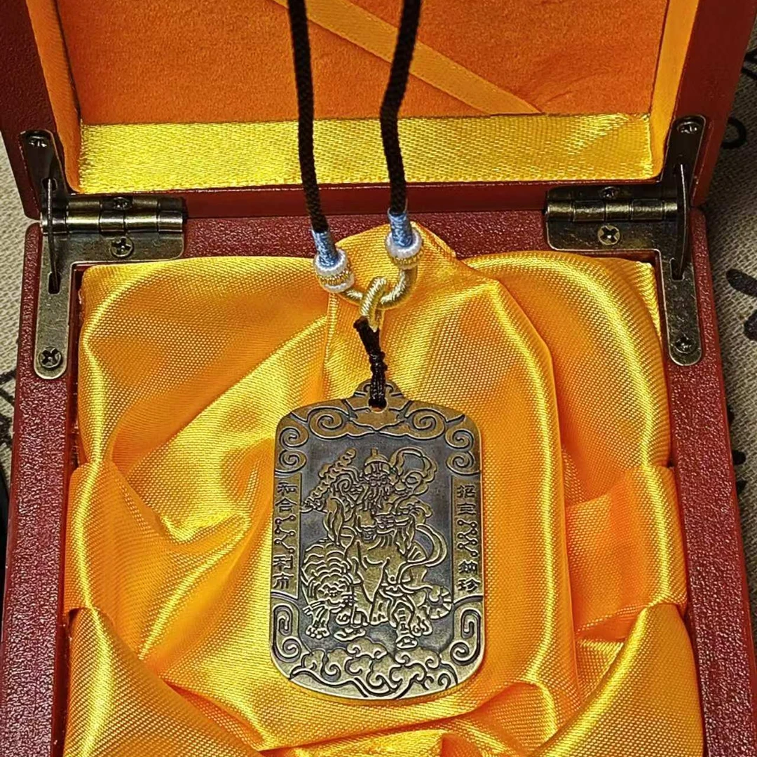 手工制作   将军牌纯黄铜挂件