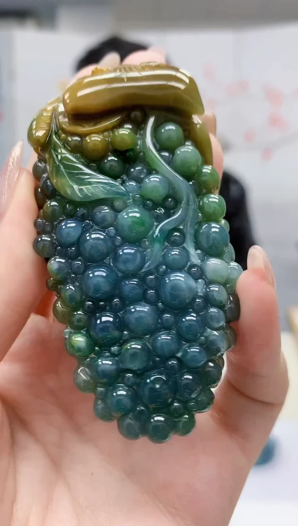 【闪购商品】定制翡翠未镶嵌4915jw-毛货挂件49