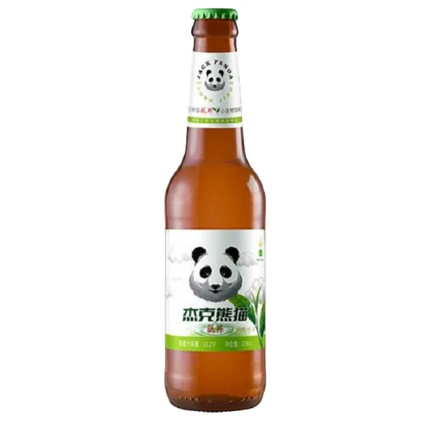 杰克熊猫龙井小麦275ml