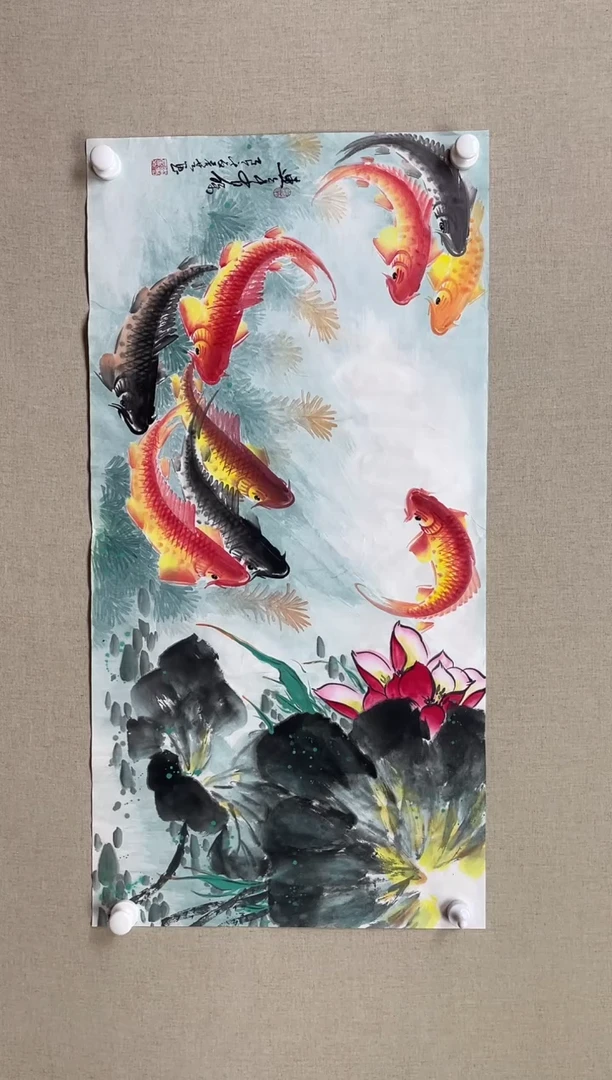 国画100*50 李秀芝李秀芝李秀芝李秀芝