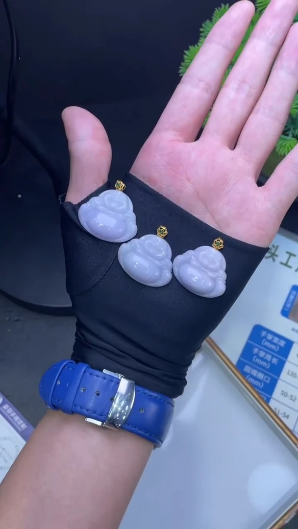 18K金镶嵌挂件翡翠FL111009/多样性发一件