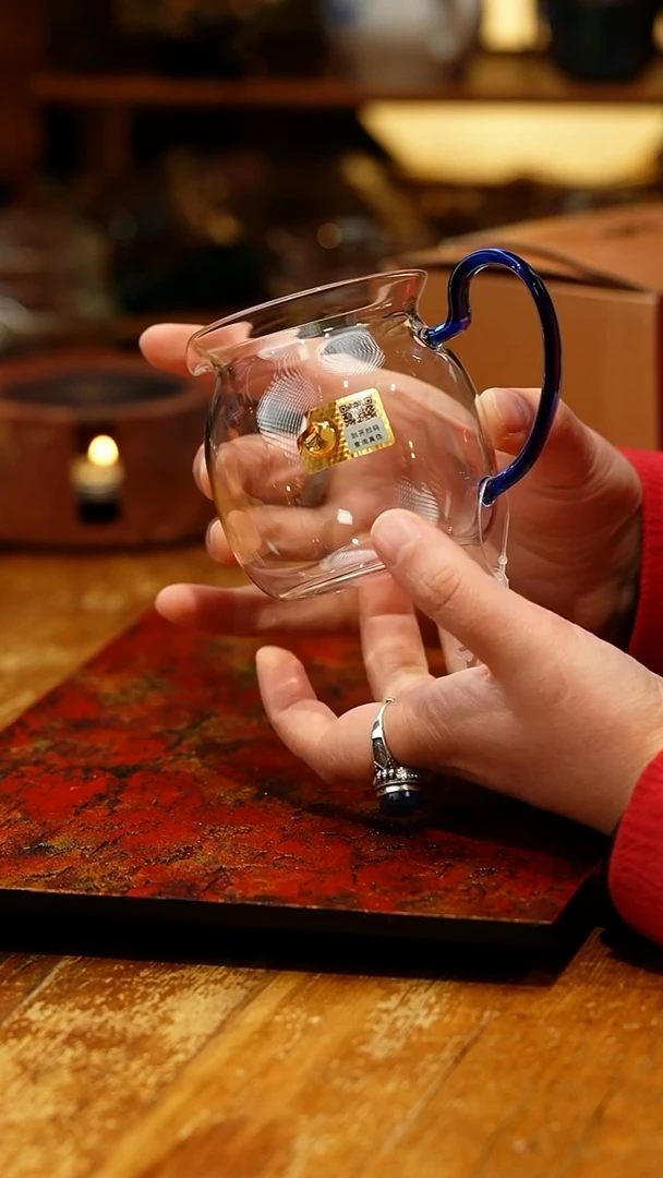 【闪购商品】禾器/晶彩美满茶海/浅蓝色/定制款