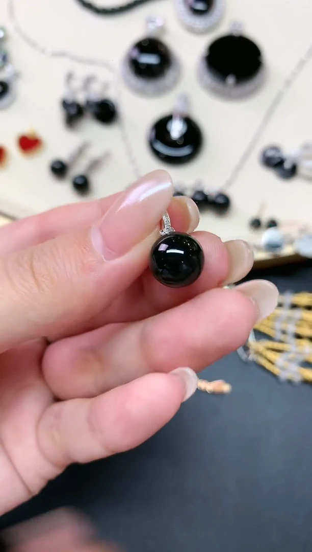 翡翠18K金镶嵌吊坠(不含链)A10多样性发货一件|999