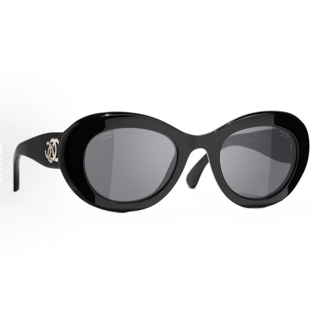 未使用 Chanel/香奈儿 【念念】侧边双C 蝶形 太阳镜 墨镜