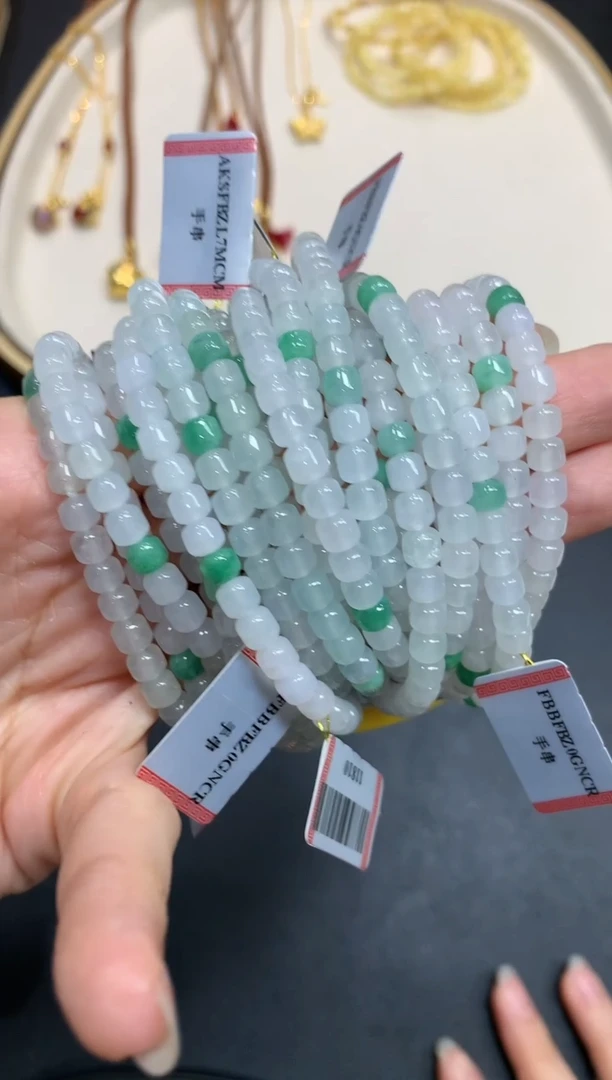 【闪购商品】翡翠手串未镶嵌（多样性发）Q545|1180